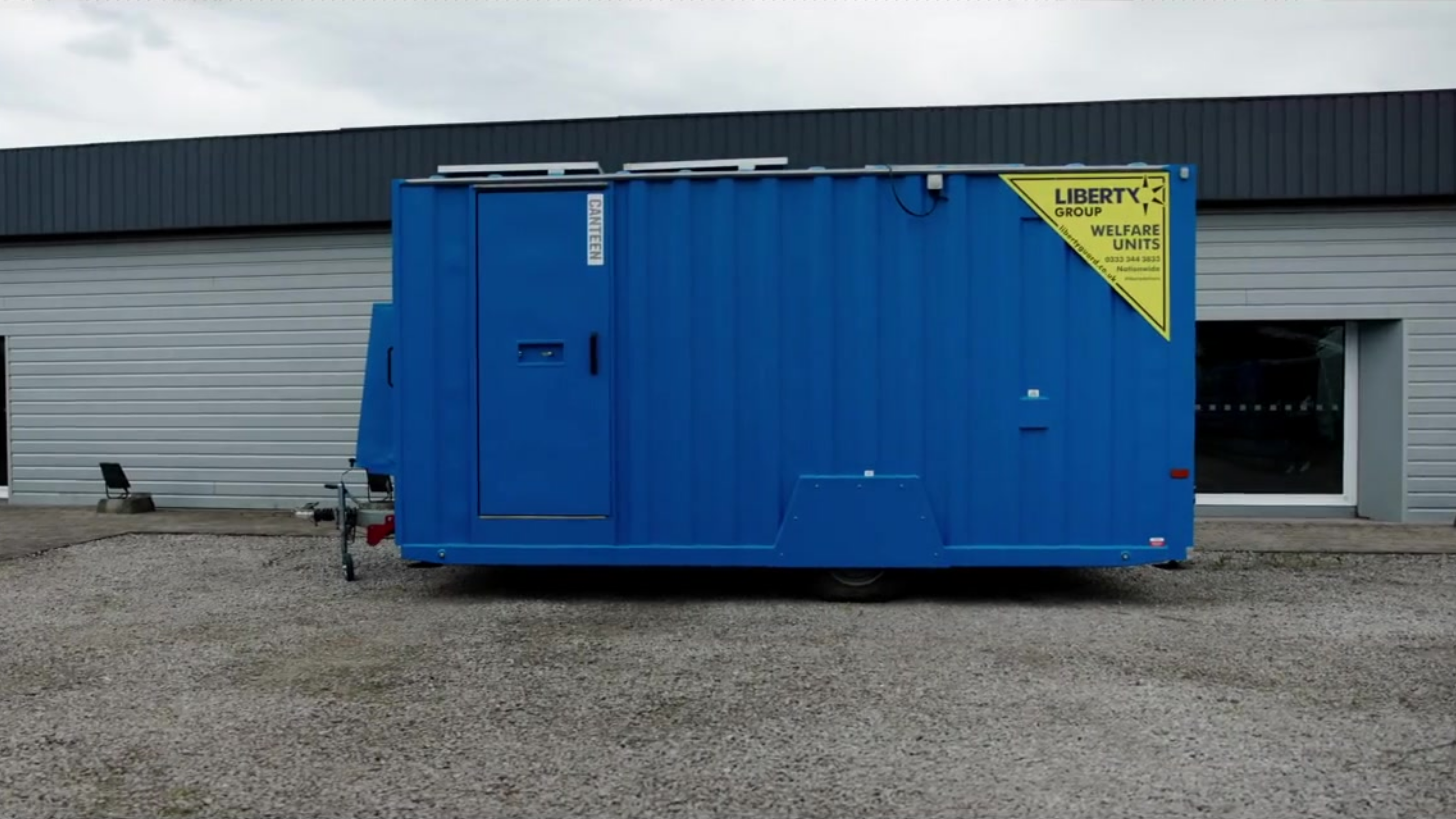 16ft Mobi Plus mobile welfare unit from Liberty Guard