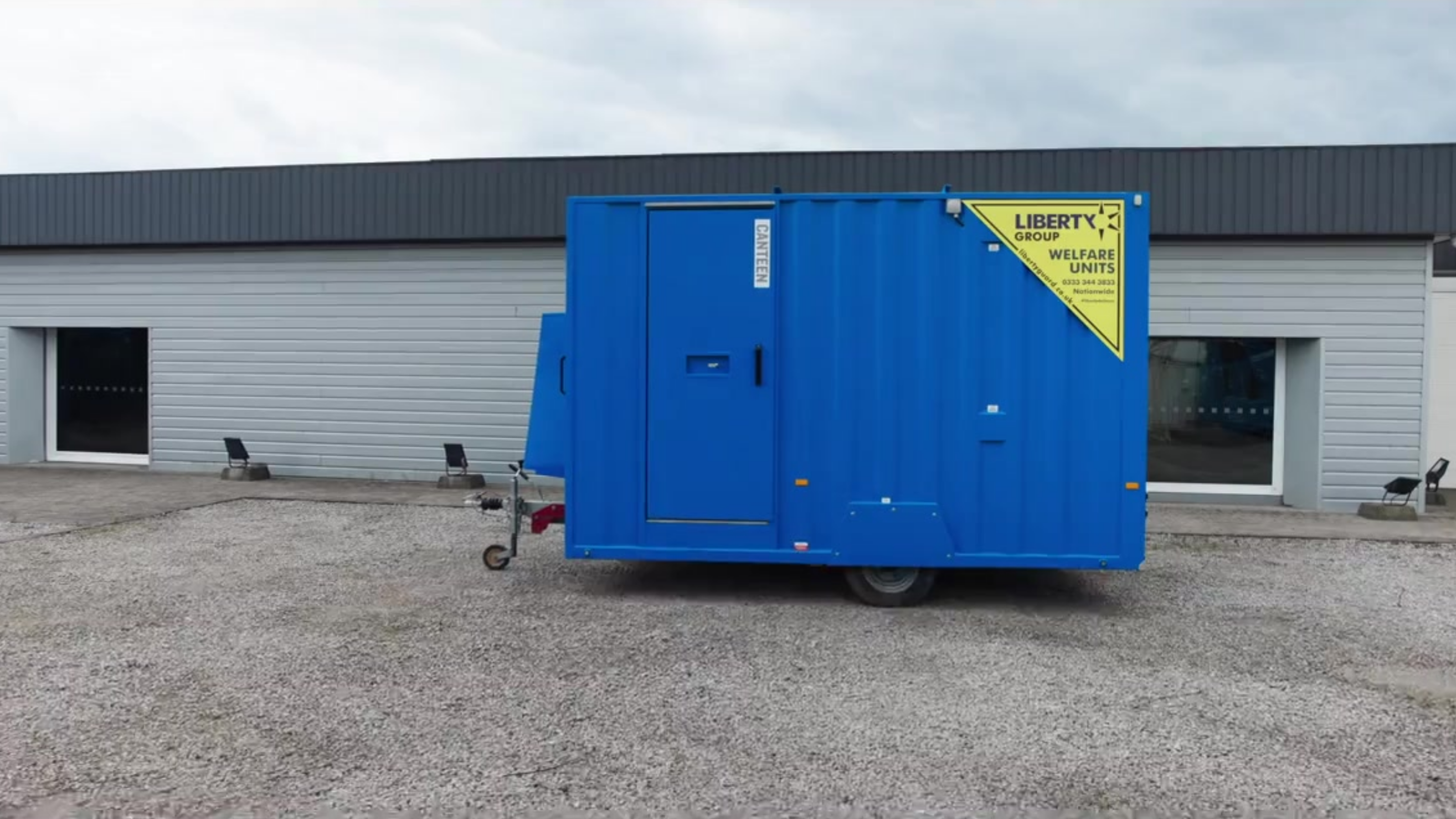 12ft Mobi mobile welfare unit from Liberty Guard
