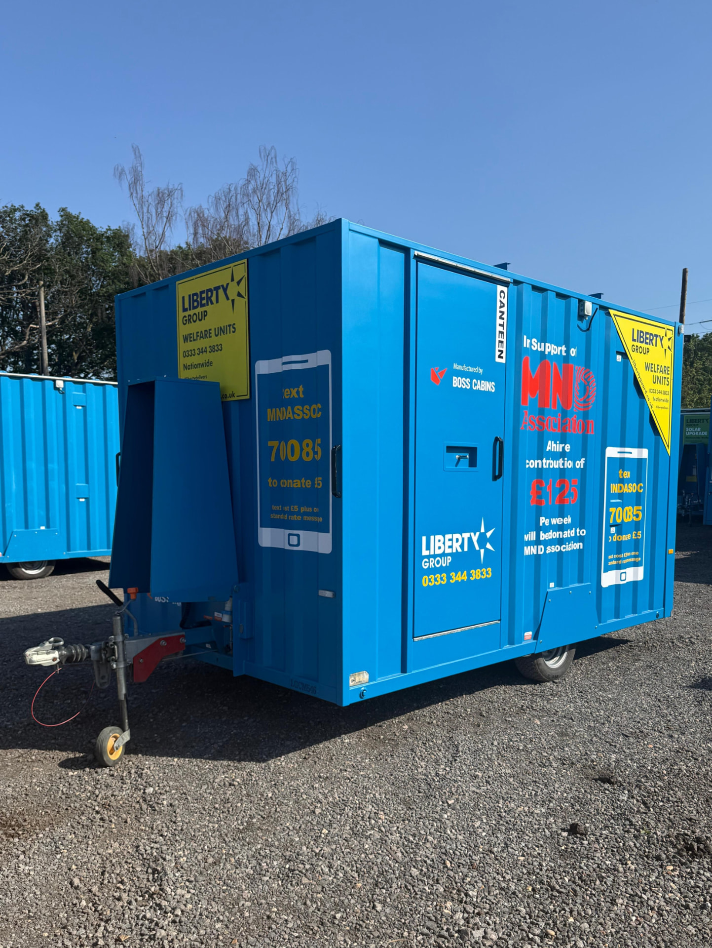 Liberty MND Association charity welfare unit
