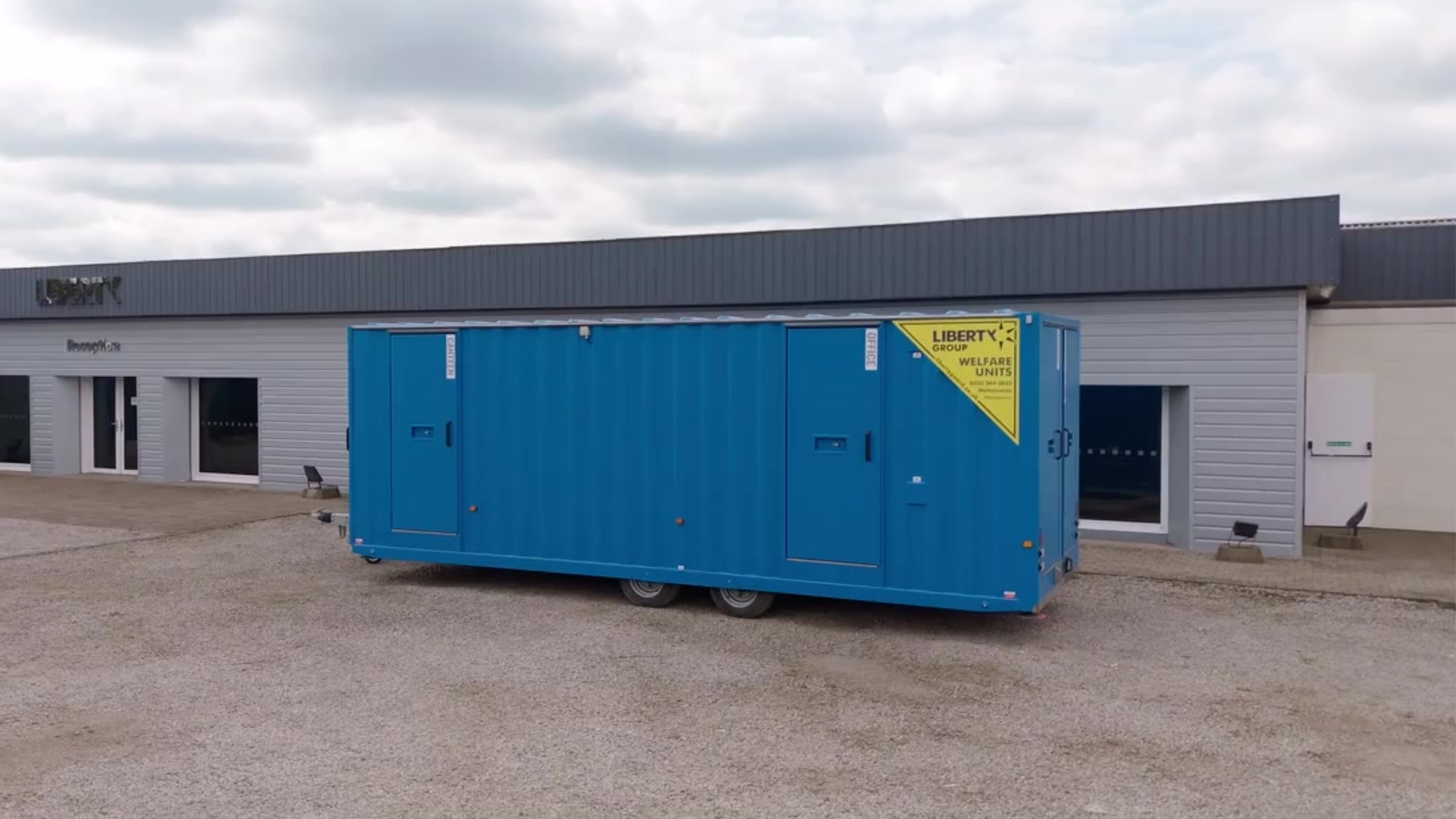 24ft Mobi mobile welfare unit from Liberty Guard