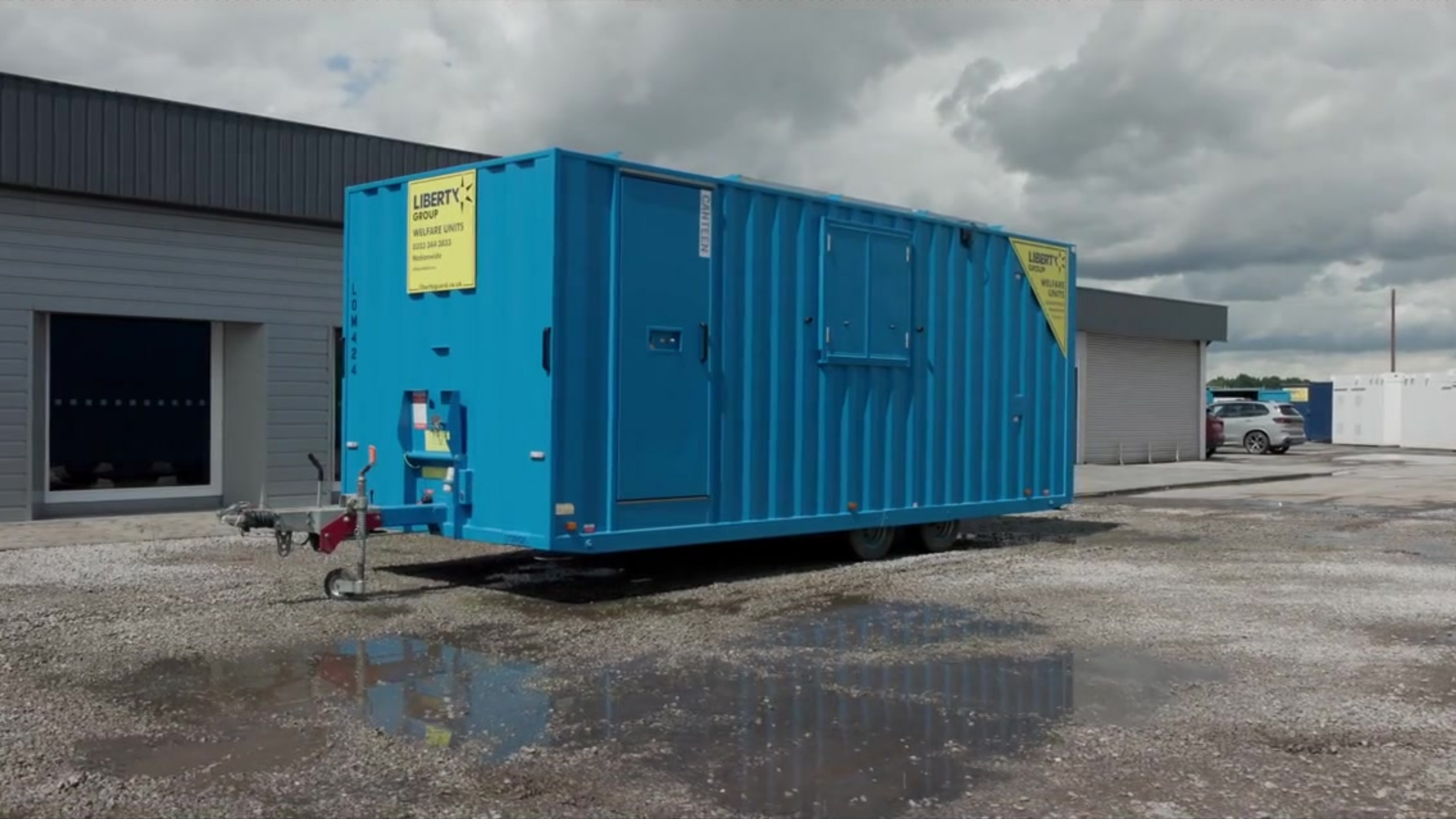 20ft Mobi mobile welfare unit from Liberty Guard