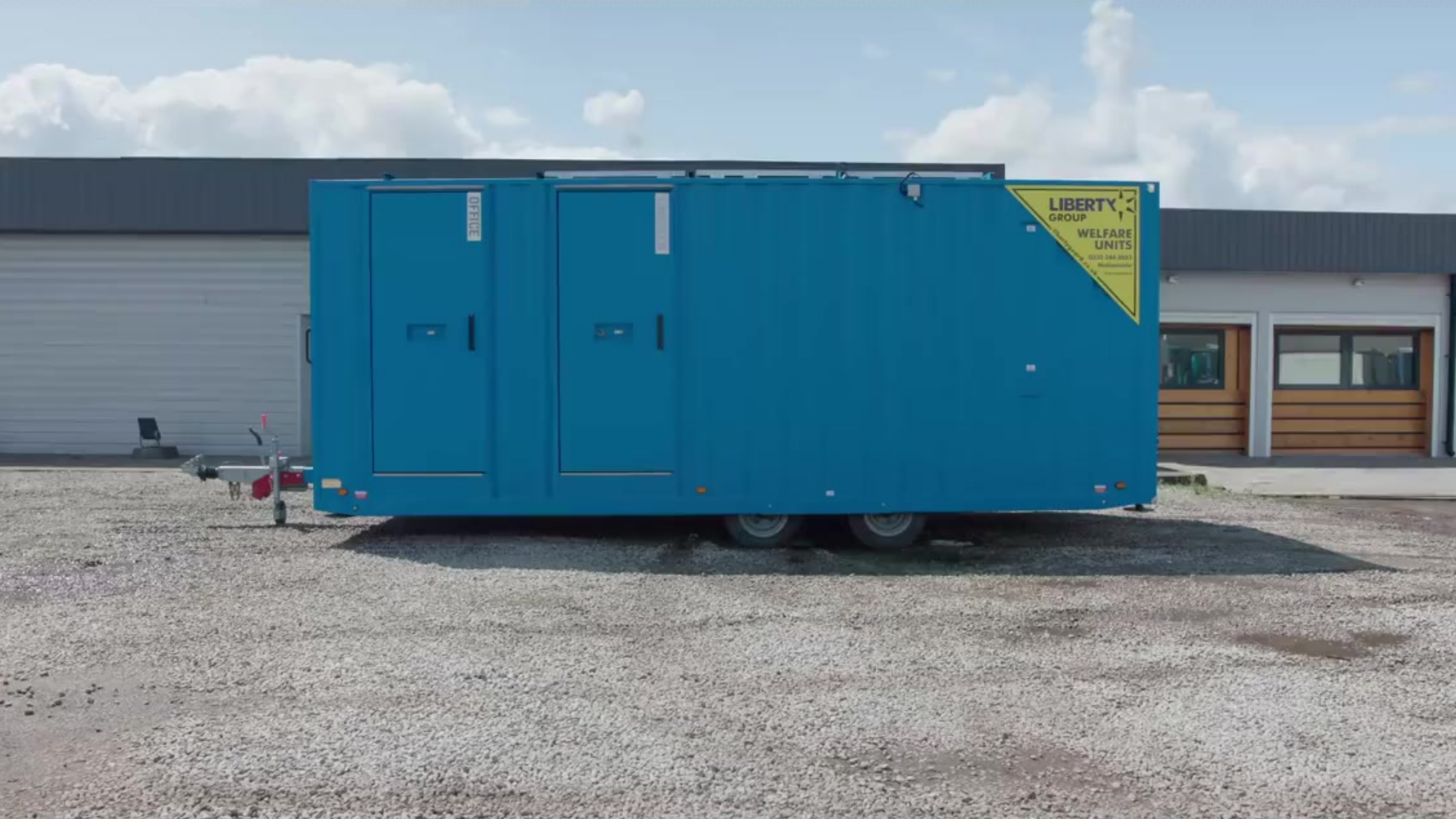 20ft Mobi Plus mobile welfare unit from Liberty Guard