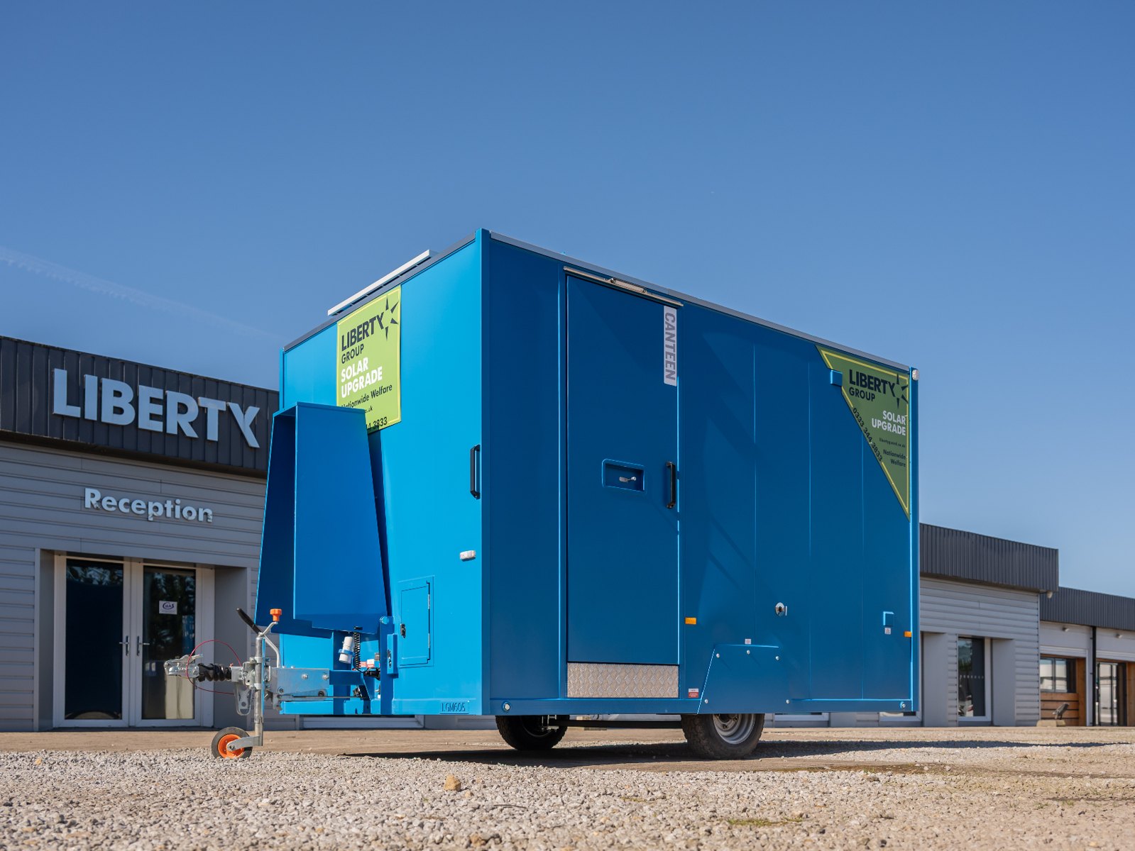 12ft Hybrid Mobi mobile welfare unit from Liberty Guard